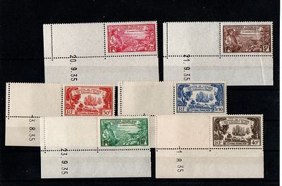 Французские колонии. Гвиана 1935г.YVERT №137-142 .Состояние **