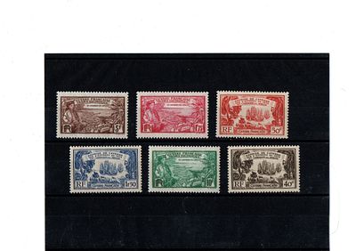 Французские колонии. Гвиана 1935г.YVERT №137-142 .Состояние *