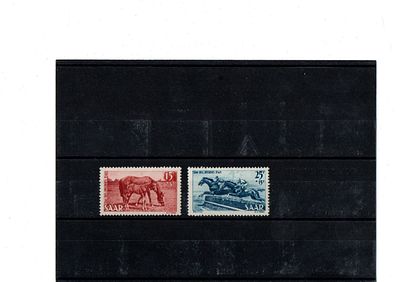 Французские колонии.Саар 1949г.Mi №265-266. Состояние **