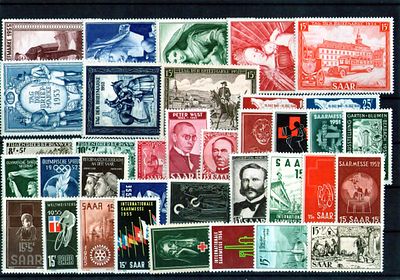 Саар. Лот 1948-1956 гг. Mi> 280 €. Состояние **