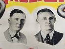 1937 haag bros circus poster temple litho 28" x 42". from estate collection very nice on linen Image - 1