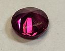 6mm ruby colored gemstone round cut gorgeous vtg. from estate see picsImage - 1