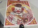 vtg kraft litho circus clown double sided poster NM! 25" x 38" 
super nice example from estate Image - 1