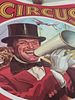 vtg kraft litho circus poster double sided EXC!. 38" x 25" from estate collection heavy stock Image - 2