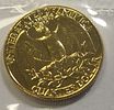 1980 us quarter gold plated bu-au. check out the picsImage - 1