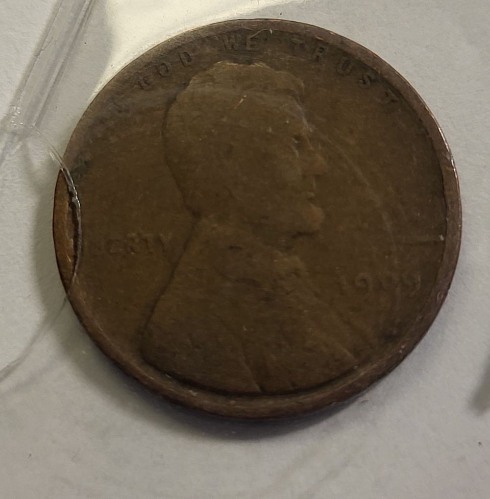 rare 1909 Lincoln wheat cent no vdb. see pics
