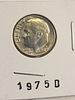 bu Roosevelt dimes 197-81 Denver mint too lot 0f 8. bu roosevelt dimes 197-81 denver mint too Image - 2