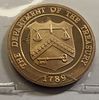 dept of treasury 1789 us proof set medallion. check out the pics nice deep cameoImage - 1