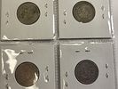 lot of 4 early v nickels 1889-1912. 1889, 1902, 03, And 1912 all 4 forone bid seepicsImage - 2