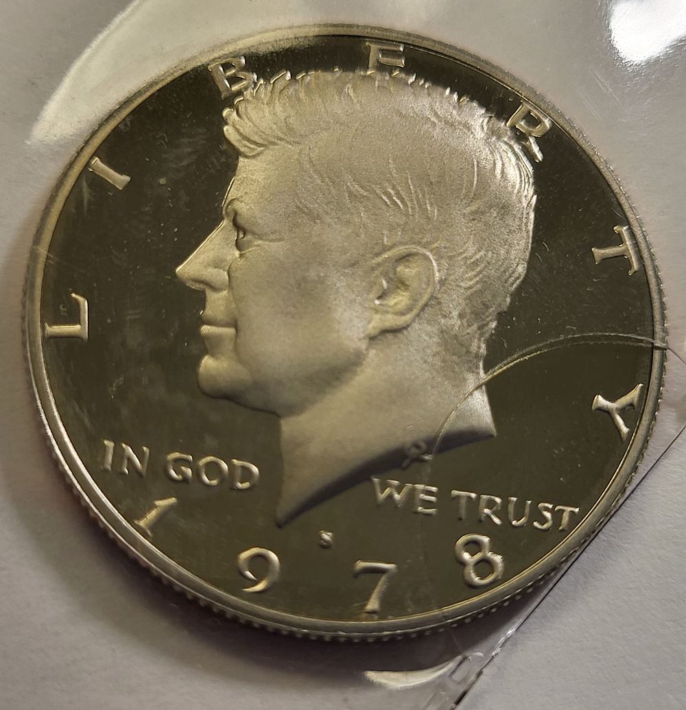 1978S Kennedy half dollar gem proof!. deep frosty mirror check out the pics