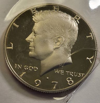 1978S Kennedy half dollar gem proof!. deep frosty mirror check out the pics