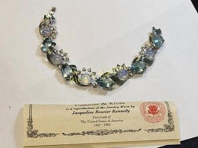 rare camrose & cross bracelet jacquelin bouvier se. rare camrose & cross bracelet jacquelin