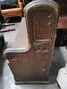 antique church pew 5 foot. from estate perfect size 5' long 39" tall 20" deep see picsImage - 1