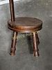 antique milking stool spinning stool 31". used for milking also for spinning the yarn wheel see picsImage - 1