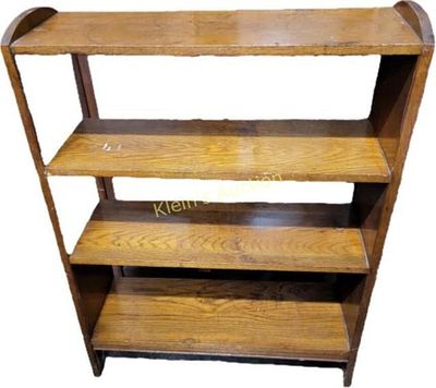 antique solid oak bookcase 40" x 30" x 10". from estate nice solid oak! seepics