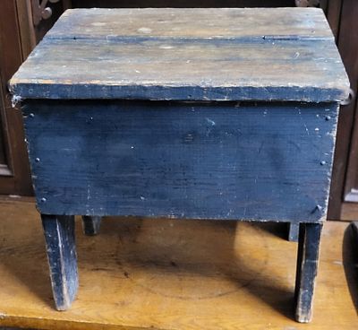 antique shinola-shoe shine cabinet Nice! . from estate with original label inside 12 1/2" tall 