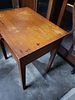 antique yellow pine one drawer stand estate. from estate 29" tall 26" wide 19" deep see picsImage - 1