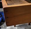 antique yellow pine one drawer stand estate. from estate 29" tall 26" wide 19" deep see picsImage - 3