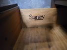 vtg cherry Stanley 11 drawer lowboy dresser. 33" tall 66" wide 18" deep drawers work great seepicsImage - 3