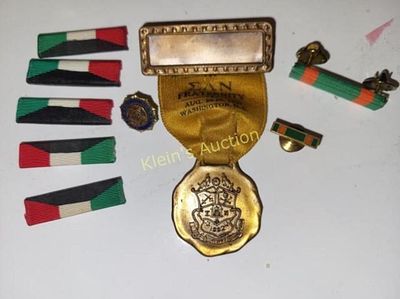estate find! medals, ean fraternity 1931 washingtn. found in small box in estate 31st grand 
