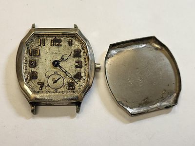 elgin tivoli 3/0 size watch gold filled. for parts or repair no stem or no crystal 1920's 