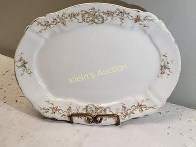 antique maddocks royal porcelain platter 13" nice. late 1800''s royal porcelain by maddocks 13" 