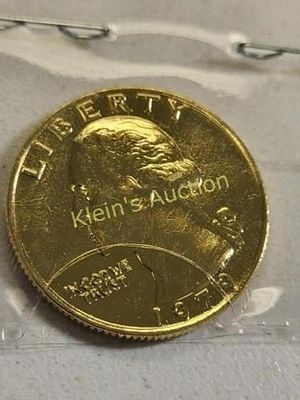 24K gold plated Washington quarter 1979. check out the pics nice high grade coin!