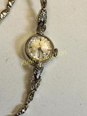 early 60's Omega 14K &amp; diamonds ladies watch &amp; 14K band too! working great all 14k 