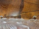 vintage sunflower dresser tray pull handle. beautiful has original hardware see in pics, no Image - 2