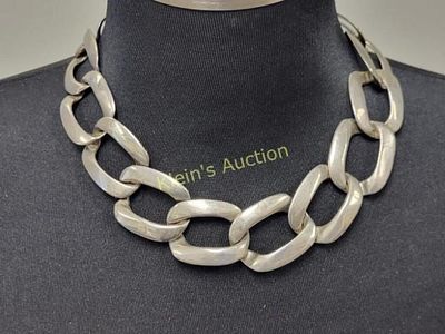 silverplate circle on circle necklace Joanne coop. silver plate circle on circle necklace Joanne 