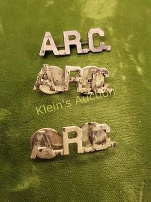 american red cross collar pin set lot of 3 wwII. from estate collection all 3 forone bid see pics