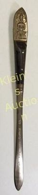 Siam letter opener advertising Texas pipe. 1960's -70's see pics 9" long wood handle too!