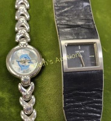DKNY & LEI estate watches lot of 2 Nice!. both are very nice both forone bid seepics