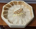 rawhide hand drum artbeat Native American w/bag. beautiful condition sounds great signed inside Image - 2