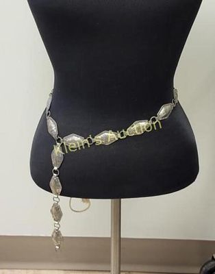 concho belt mcm chain belt 34" Aztec? Navaho?. gorgeous detailing from estate see pics