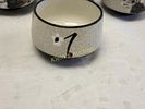 yunomi speckled glaze tea cups lot of 4 cherryblos. yunomi speckled glaze tea cups lot of 4 Image - 2