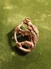 vtg hand carved peach pit monkey!. great colors and form 1 1/4" long see pic wear it as a pendantImage - 1