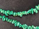 Beautiful green malachite necklace. 34" great doubled up see picsImage - 1
