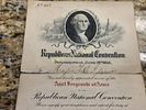 Rare 1900 certificate asst sgt at arms republican natl convention 
it is signed by g n. Wiswell Image - 1