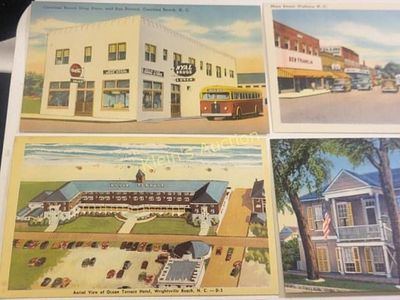 9 NC postcards 1900's wallace / Wilmington etc. from estate collection in great shape unused! 