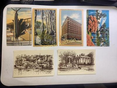 6 NC Postcards Wilmington bellamy, Ronald Williams. all near mint unused all 6 for one bid see pics