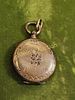 antique gold filled locket pendant 22.7mm. from estate nice early locket 22.7mm wide see picsImage - 1