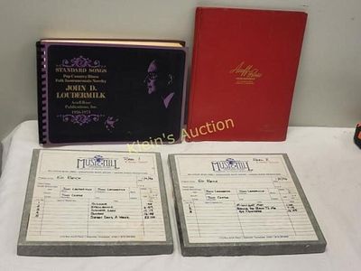Rare John Loudermilk Music Collection books, reels. master reels, acufrose book, pop country 
