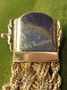 14K gold woven gold ctr & rope 40 grams twisted bracelet. vtg french? 14K yellow gold woven gold Image - 3