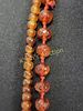 Amber vintage necklace lot of 2 Baltic too!. multi color crystal too, one is 26" other is 36" Image - 1