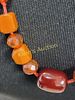 Amber vintage necklace lot of 2 Baltic too!. multi color crystal too, one is 26" other is 36" Image - 2
