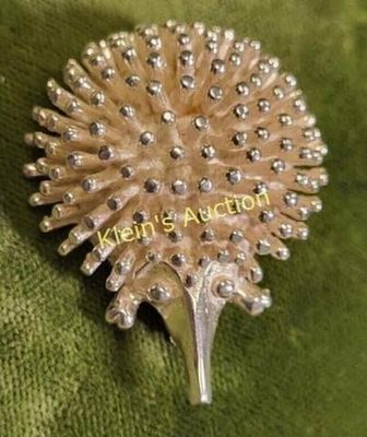 sterling silver taxco hedgehog brooch. d' Molina all sterling and gorgeous 1 12" long ready to 