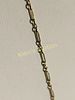 14K rose gold pendant necklace aquamarine & diamonds
1930 art deco rare shield cut aquamarine Image - 4