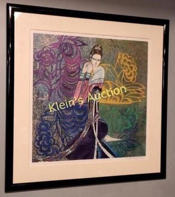serigraph shua kuang ting The Bride 123/275. the bride serigraph shua kuang ting#123/275 with 