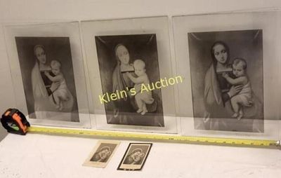 rare photographic dry plate glass Madonna de. ultra rare photographic dry plate glass Madonna 
